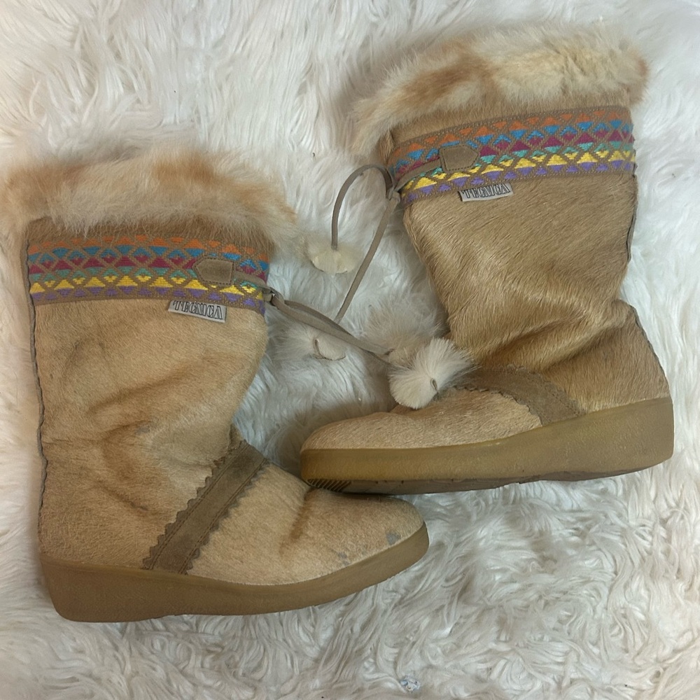 Tecnica both fur apres ski boots, 41